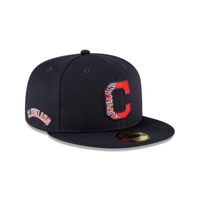 Cleveland Indians Gorra | New Era MLB Batting Practice 59fifty Fitted Cap Mexico - Azules